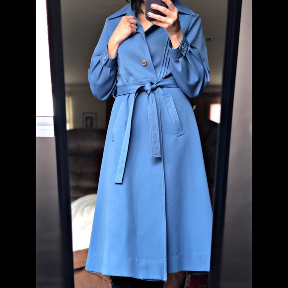 Weather Watcher Jackets & Blazers - VINTAGE Weather Watcher Blue Coat